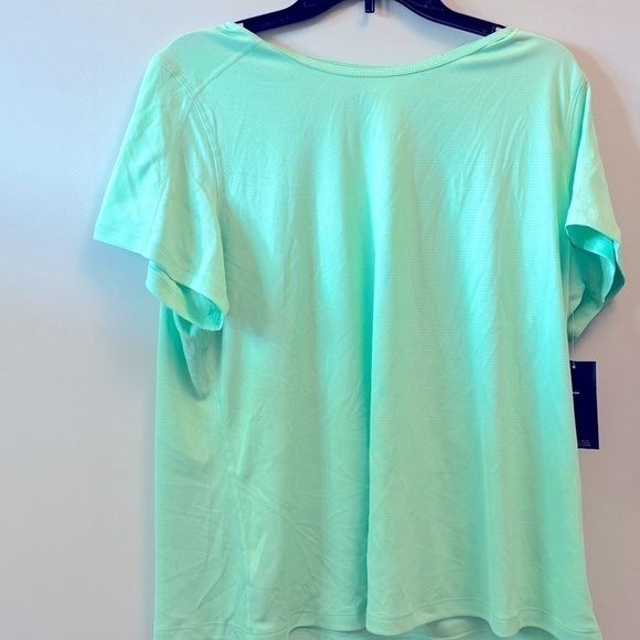 ID Ideology Women's Birdseye Mesh T-Shirt, T-shirt green ash - Picture 8 of 11